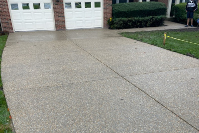 concrete-pea-gravel-surface-driveway-fairfax-va