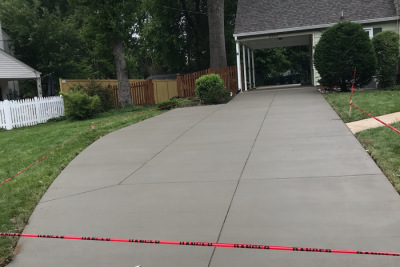 Double Parking  Concrete Driveway Burke