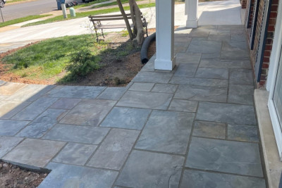 Dimensional Flagstone Porch Fairfax Station