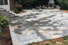 Cut Dimensional Flagstone Patio & Fireplace Fairfax VA