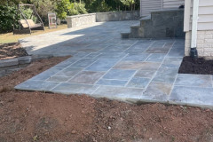 Flagstone Patio, Wall Seat and Steps Northern VA